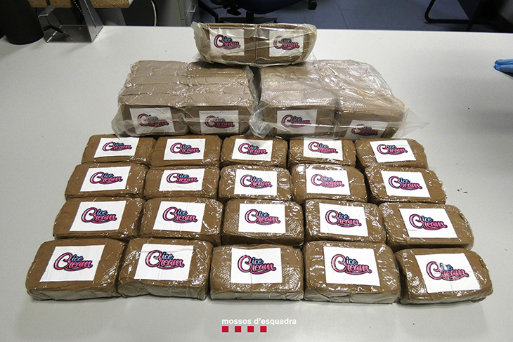 Els Mossos enxampen un conductor al Pont de Suert amb cinc quilos de marihuana amagats al cotxe