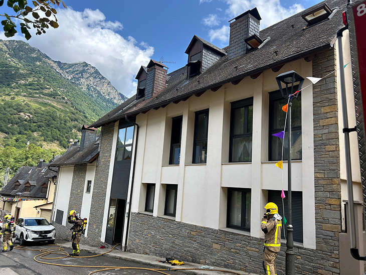 Mor un menor en l'incendi d'un habitatge a Bossòst