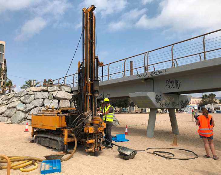 restaurar el Pont del Petroli de Badalona