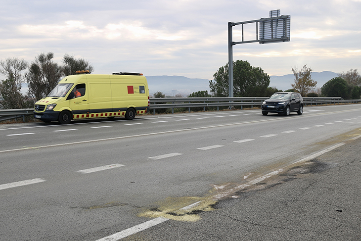 Mor el conductor d'un cotxe en un accident amb tres vehicles implicats a la C-59 a Palau-solità i Plegamans