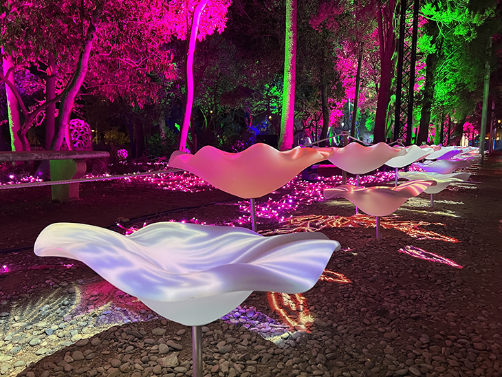 L’espectacle ‘Natura encesa’ obre les seves portes amb més d’una vintena d’instal·lacions als jardins de Torre Girona