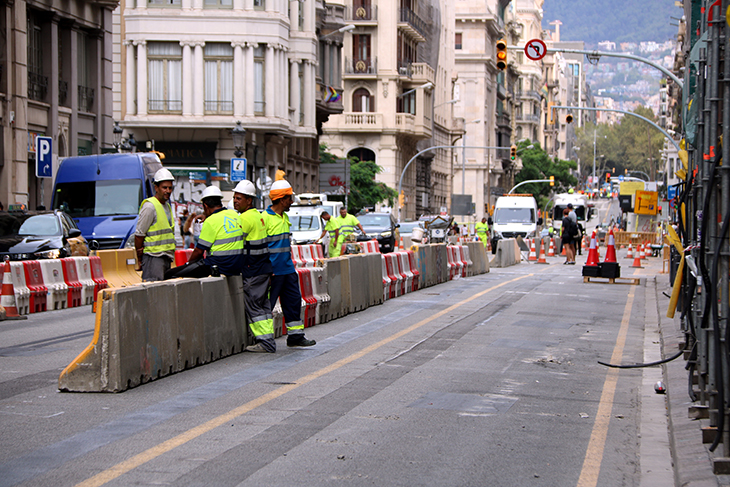 La segona fase d'obres a Via Laietana obligarà al desviament de serveis del subsòl més complicat dels últims anys