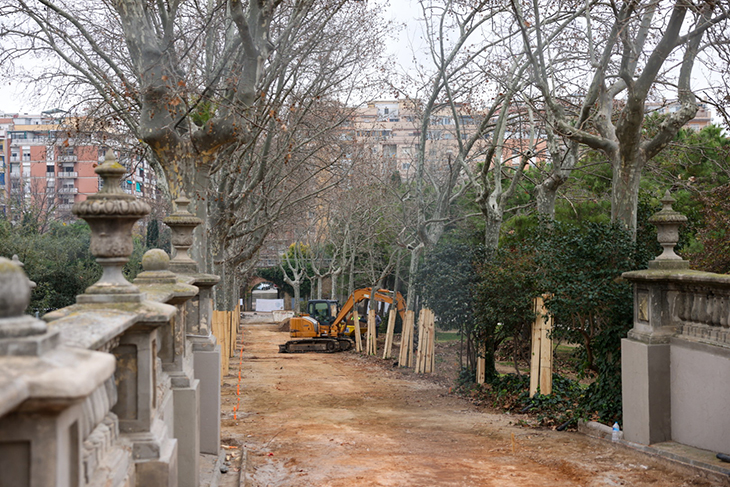 Arrenquen les obres de rehabilitació del parc de Can Buxeres de l'Hospitalet per millorar-ne l'accessibilitat