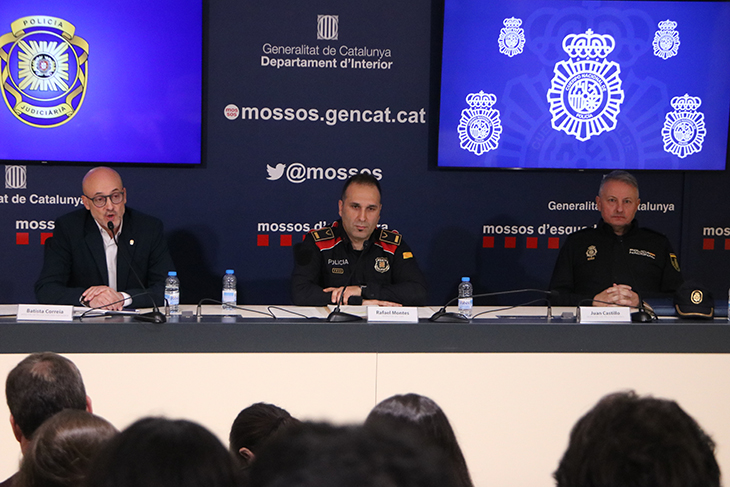 Desarticulat un grup criminal pel segrest d'un home a Portugal que va ser emmordassat a un bosc de Collbató