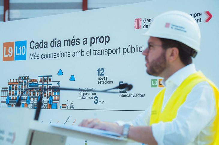 La tuneladora de la línia 9 arriba a les portes de Sarrià