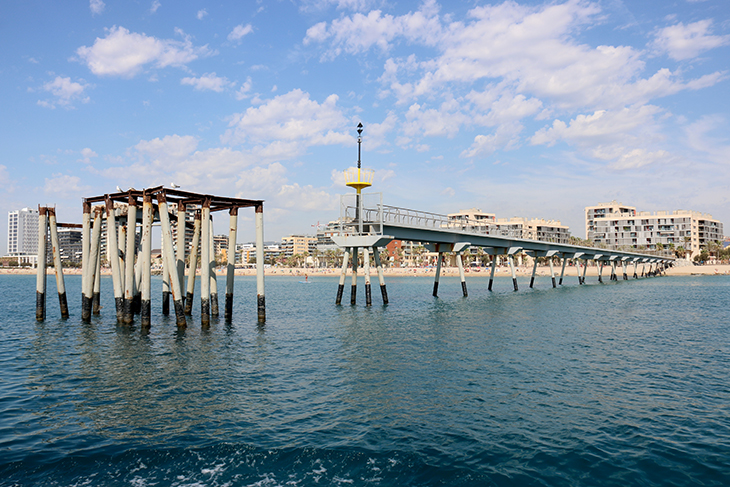 El nou Pont del Petroli de Badalona