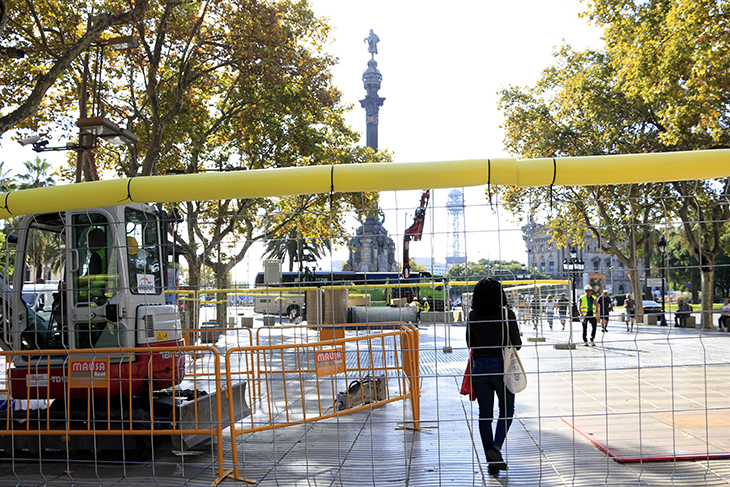 Comença la remodelació de la Rambla amb les obres al tram inferior: "Volem que els barcelonins tornin a ramblejar"