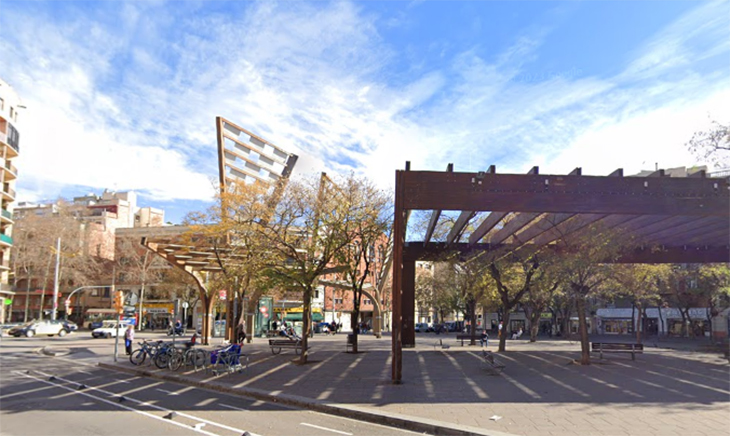 Ferida greu una dona després de ser apunyalada a la plaça Virrei Amat de Barcelona