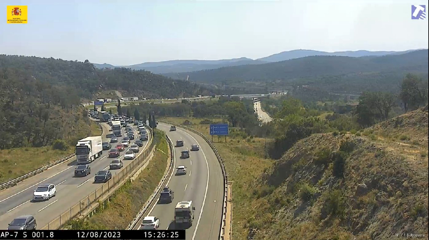 Operació sortida del pont del 15 d'agost amb més de 365.000 vehicles, un 4,3% més dels previstos