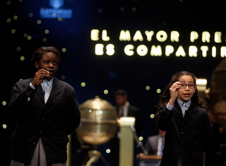 La rifa de Nadal repartirà 2.520 milions en premis aquest dijous