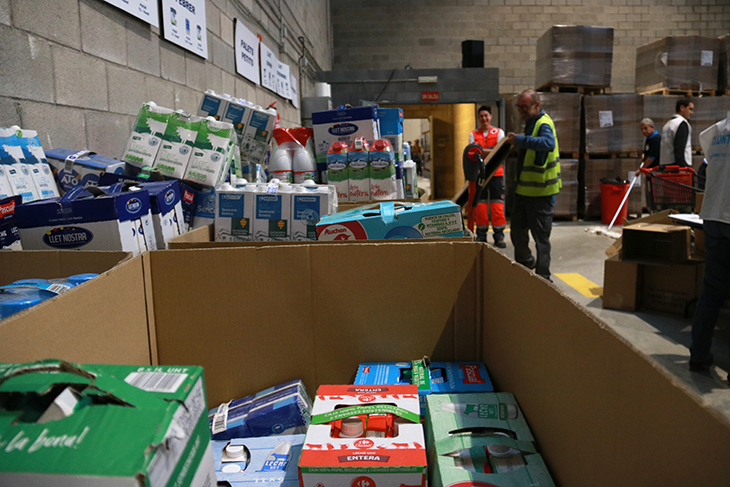 El Banc dels Aliments treballa a ple rendiment per superar les xifres del 2021 malgrat la pujada dels preus