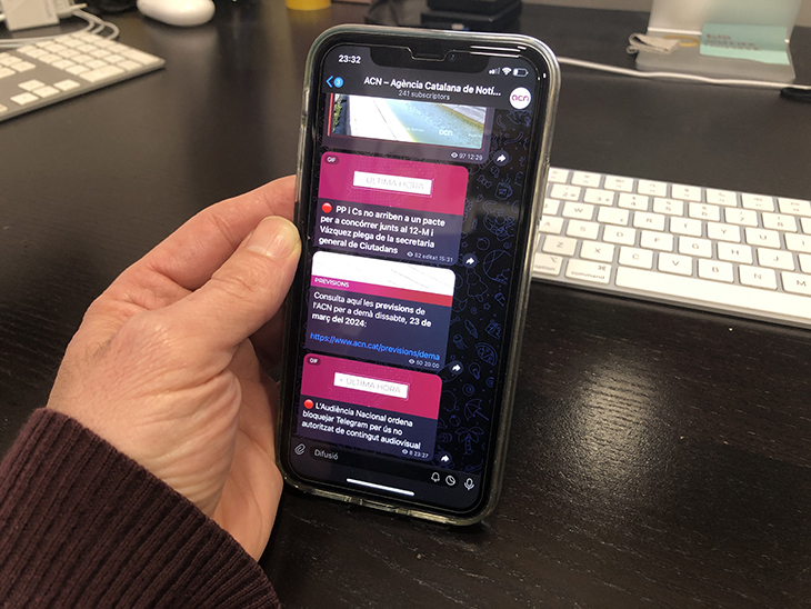 L'Audiència Nacional ordena bloquejar Telegram per ús no autoritzat de contingut audiovisual