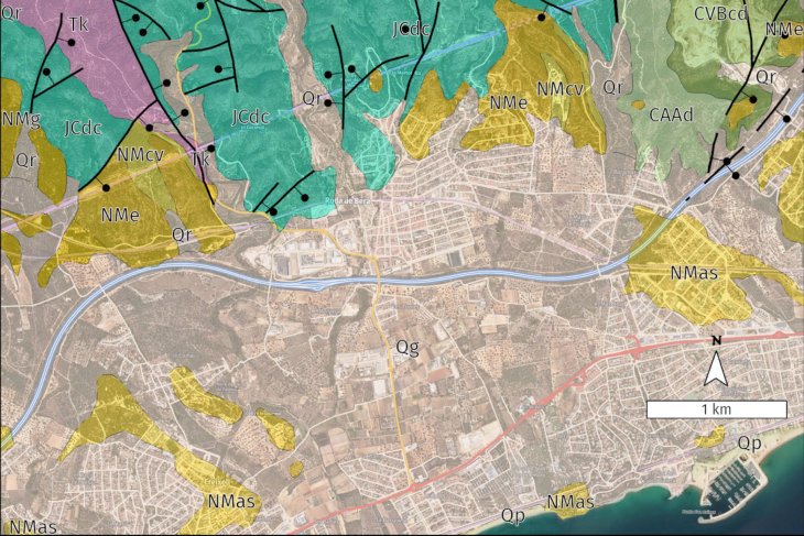 L'Institut Cartogràfic de Catalunya actualitza el mapa geològic del país per facilitar la seva consulta i utilització