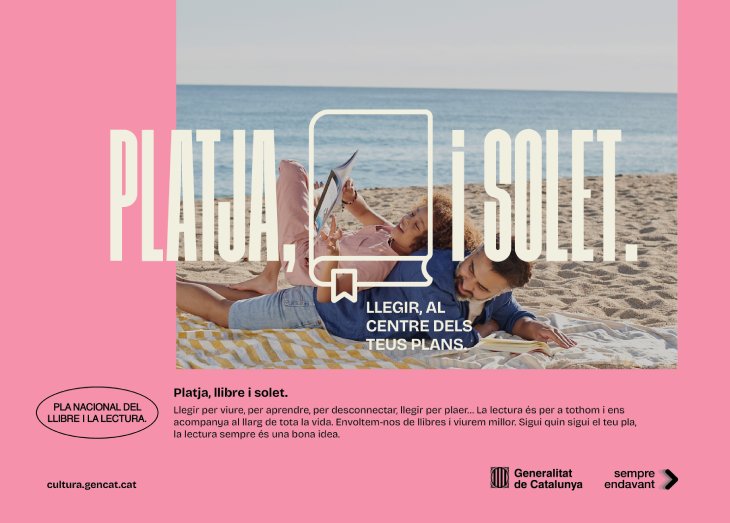 Cultura llança una nova campanya per fomentar la lectura i la vincula amb el benestar de les persones