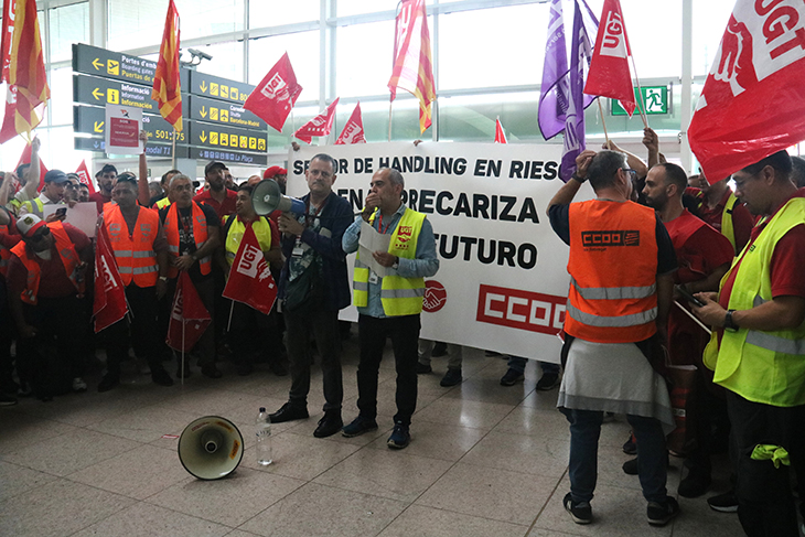 Iberia reubica en altres vols el 80,2% dels passatgers afectats per la vaga dels treballadors de 'handling'