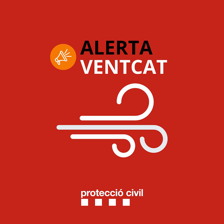 S'activa l'alerta del pla Ventcat per ratxes superiors als 90 quilòmetres per hora al Pirineu i l'Empordà