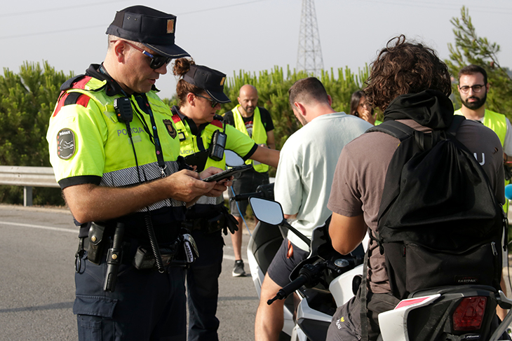 La sinistralitat entre els motoristes es dispara un 26% durant els set primers mesos de l'any