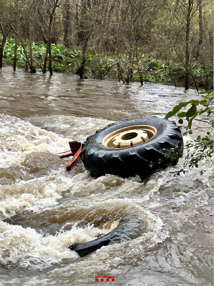 L'episodi de pluja deixa registres de fins a 100 litres al Garraf, el Penedès i en punts del Prepirineu
