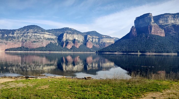 La llevantada incrementa prop d'un 25% les reserves d'aigua al pantà de Sau i més d'un 15% a Darnius-Boadella