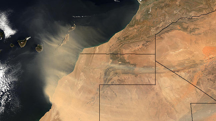 Activat a tot Catalunya un avís preventiu per contaminació atmosfèrica per una intrusió de pols africana