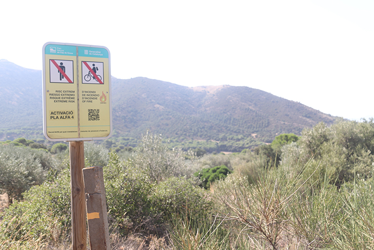 Catalunya surt de la màxima alerta de risc d’incendis i s’aixequen les restriccions als espais naturals