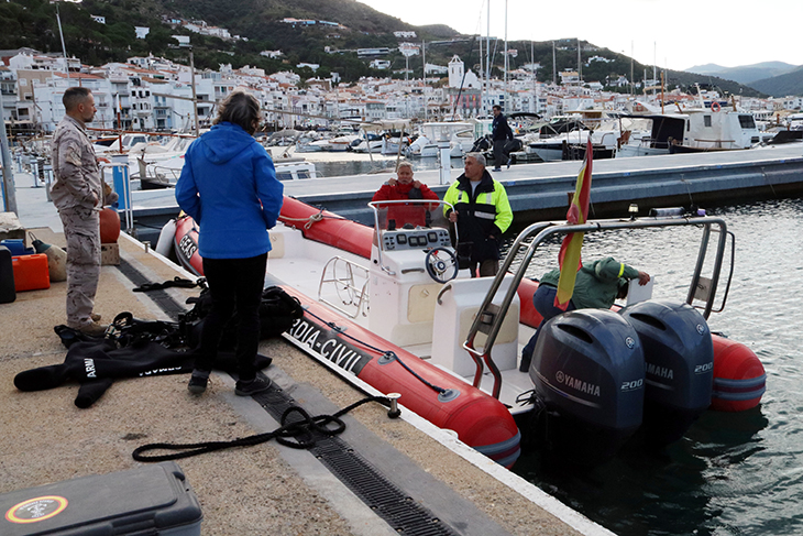 Localitzen una mina de la Segona Guerra Mundial amb 150 kg d’explosiu a 150 metres de la costa del cap de Creus