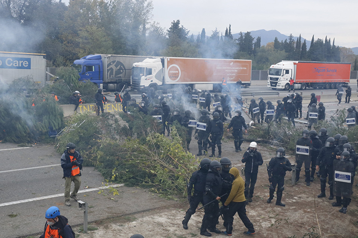 Tsunami Democràtic a l'AP-7
