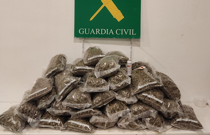 Detenen un conductor a la Jonquera que volia creuar la frontera amb 23 quilos de marihuana amagats al maleter del cotxe