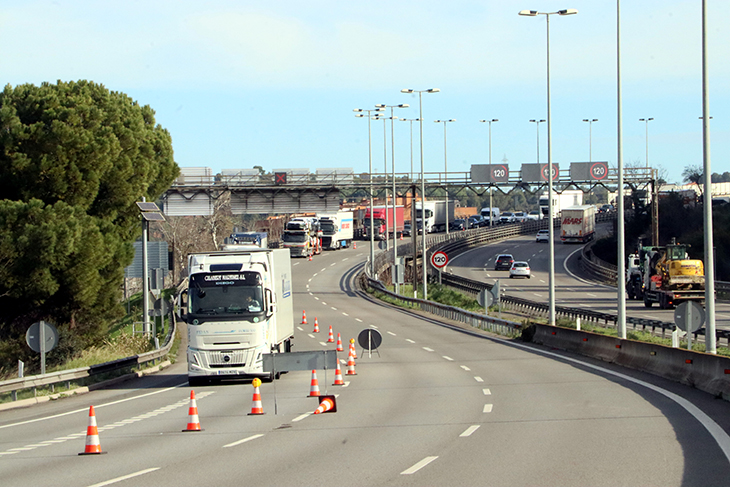 Lamiel confia que l'AP-7 en sentit sud pugui reobrir-se totalment el 9 de febrer