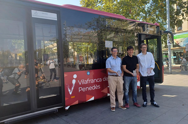 Vilafranca presenta una nova aplicació mòbil per utilitzar el bus urbà