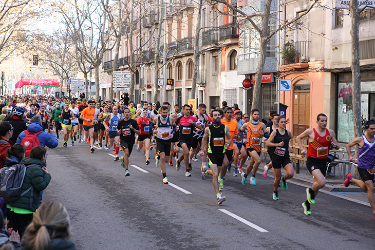 Mohamed El Ghazouany i Núria Gil van polvoritzar ahir el rècord de la 10K de Vilafranca