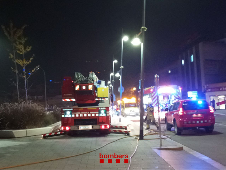 Incendi en un habitatge de l’avinguda de Barcelona de Vilafranca