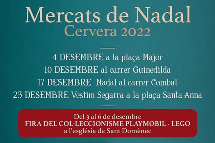 Inici de les activitats de Nadal a Cervera