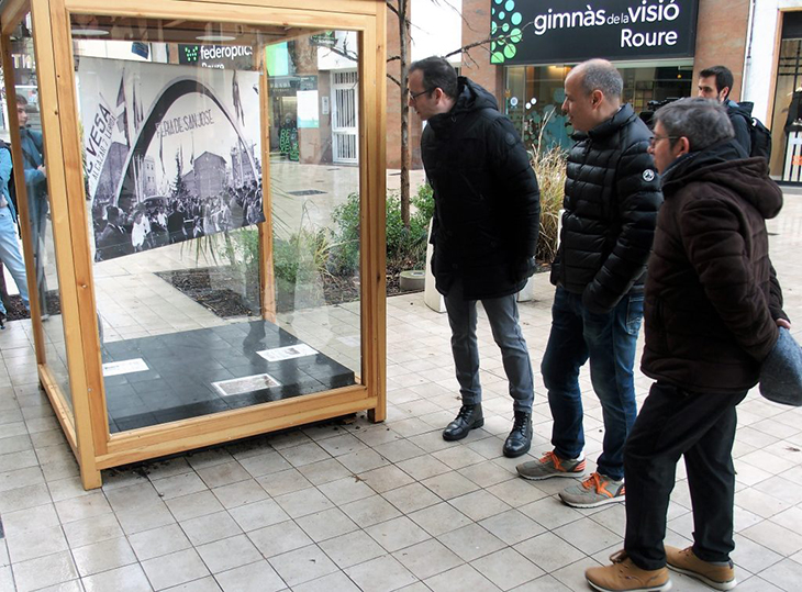 Mollerussa acull una exposició urbana amb fotografies que il·lustren l’evolució dels 150 anys de la Fira de Sant Josep