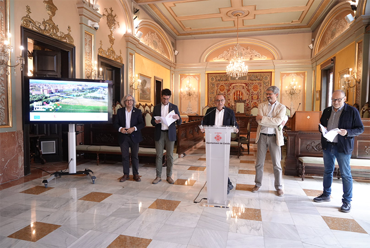 obres de restauració de les muralles de la Seu Vella de Lleida