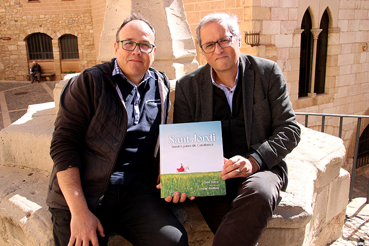 Torra reivindica Sant Jordi: "Quan esculls un guerrer com a patró envies un senyal molt clar: un poble disposat a tot"