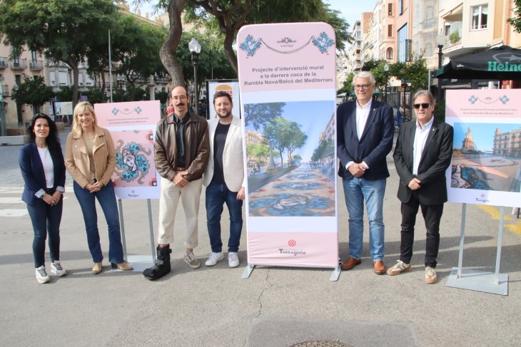 Una intervenció artística posarà en valor el primer tram de la Rambla Nova de Tarragona