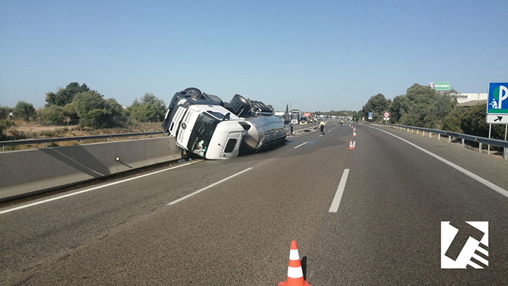 accident camio roda de bera