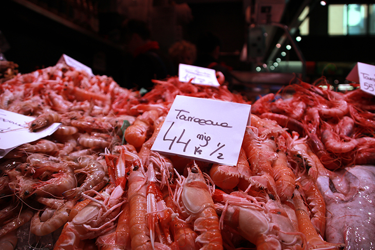 Rap, gamba vermella i escamarlà, els productes més cars i demandats al mercat de Tarragona aquest Nadal