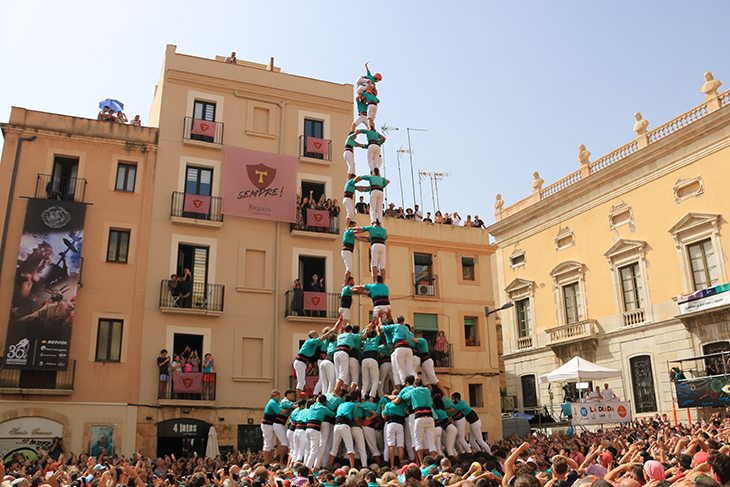 Exhibició de gamma extra a la diada del primer diumenge de Santa Tecla de Tarragona