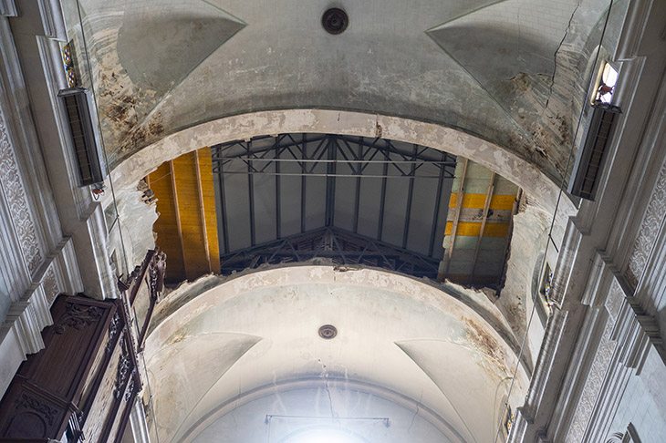 Es reconstruirà la volta de l'església de Constantí ensorrada el 2018
