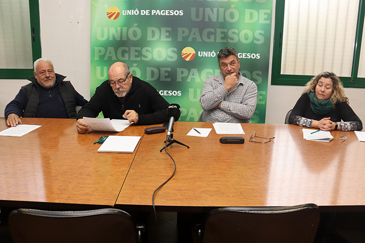 Unió de Pagesos presenta al·legacions a 65 projectes eòlics i solars el 2023 per fer complir la llei d’espais agraris
