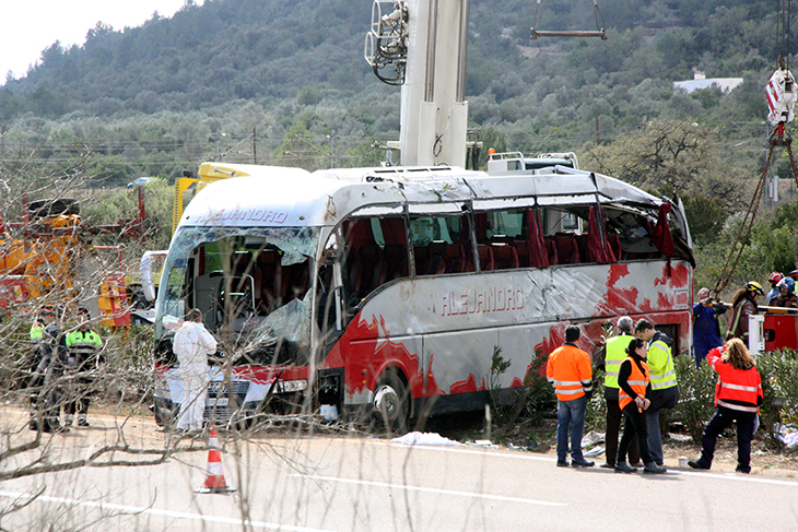 Mor el conductor de l'accident d'autocar a Freginals, on van perdre la vida 13 estudiants d'Erasmus