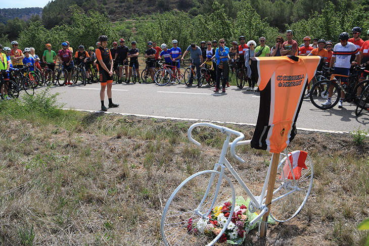 Clam ciclista a Cornudella de Montsant per exigir l'agilització de la justícia i enduriment de penes en accidents viaris