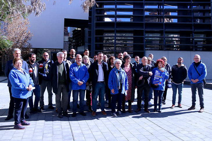 26 ens locals, deu associacions i quatre sindicats ebrencs es posicionen en contra de la interconnexió de xarxes