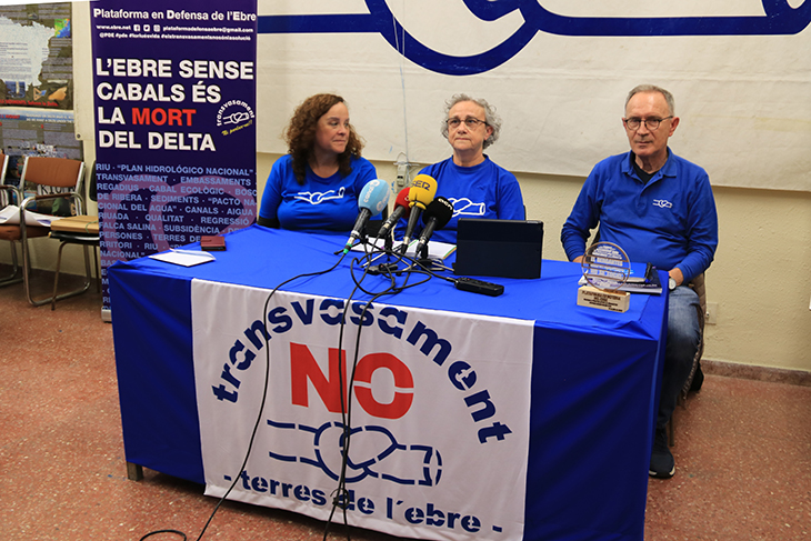 La PDE fa el tràmit de denunciar el pla de conca de l'Ebre al Suprem per poder portar-lo després a Europa