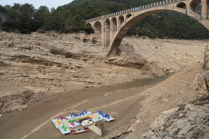 Tanquen el regadiu del pantà d'Ulldecona per la caiguda de les reserves per sota del 4%