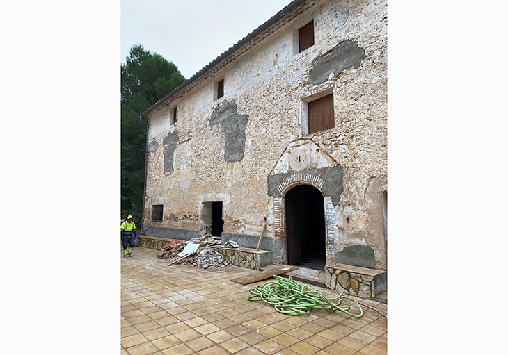 Comencen les obres per construir el Centre d'Interpretació de la Natura de la Fontcalda, a Gandesa