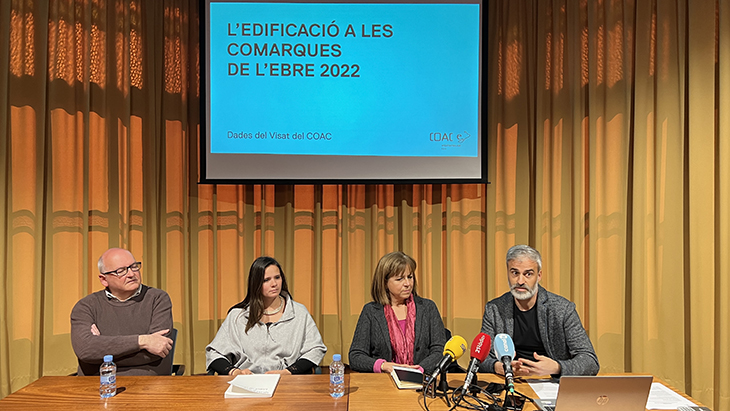 Els arquitectes ebrencs van visar 217 nous habitatges aquest 2022, la xifra més alta de l'última dècada