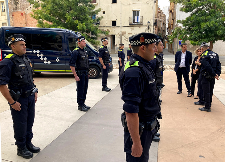 La Policia Local de Tortosa incorpora una unitat d'intervenció per acabar amb els delictes menors i l'incivisme